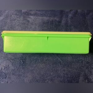 Vintage Tupperware Green Celery Keeper